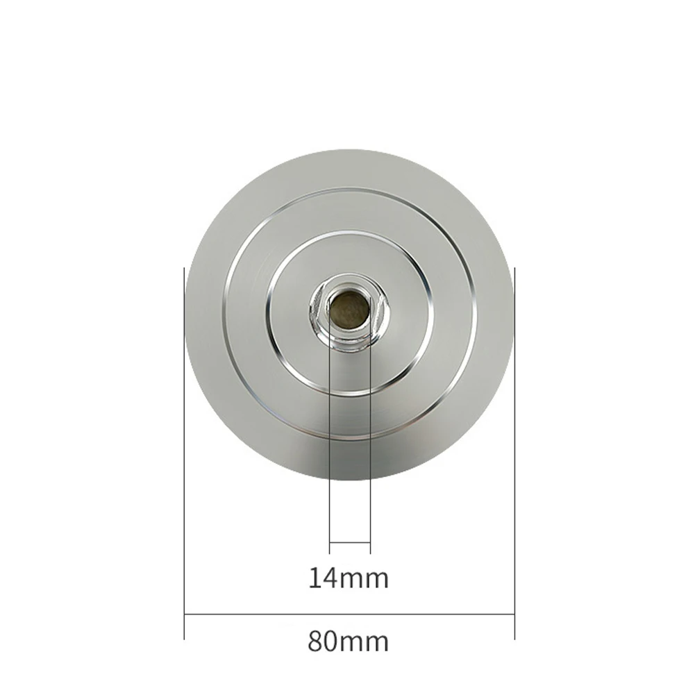 แผ่นรองหลัง3นิ้ว2ชิ้นแผ่นรองฐานอะลูมิเนียมแผ่นรองหลังสำหรับเครื่องขัดกระดาษทรายขนาด10/14ขนาด80มม.