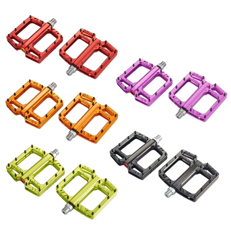 Mountain Bicycles Pedals 3 Bearings Light weights Bicycles Platform Pedals Strong Aluminum Alloy Bicycles Flat TOP quality