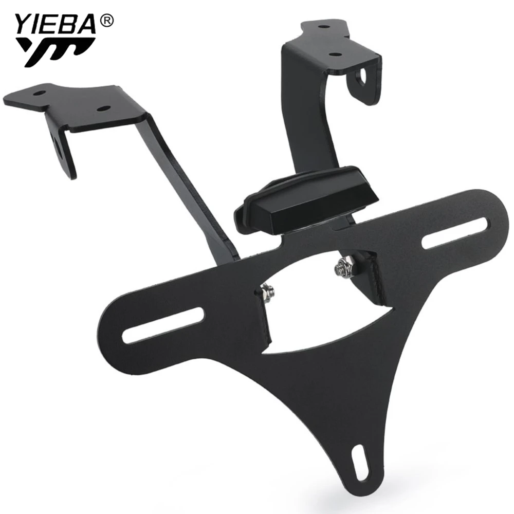 

450 MT Accessories 2024 2025 2026 Motorcycle License Number Plate Frame Holder Bracket LED Light For CFMOTO 450MT IBEX 450