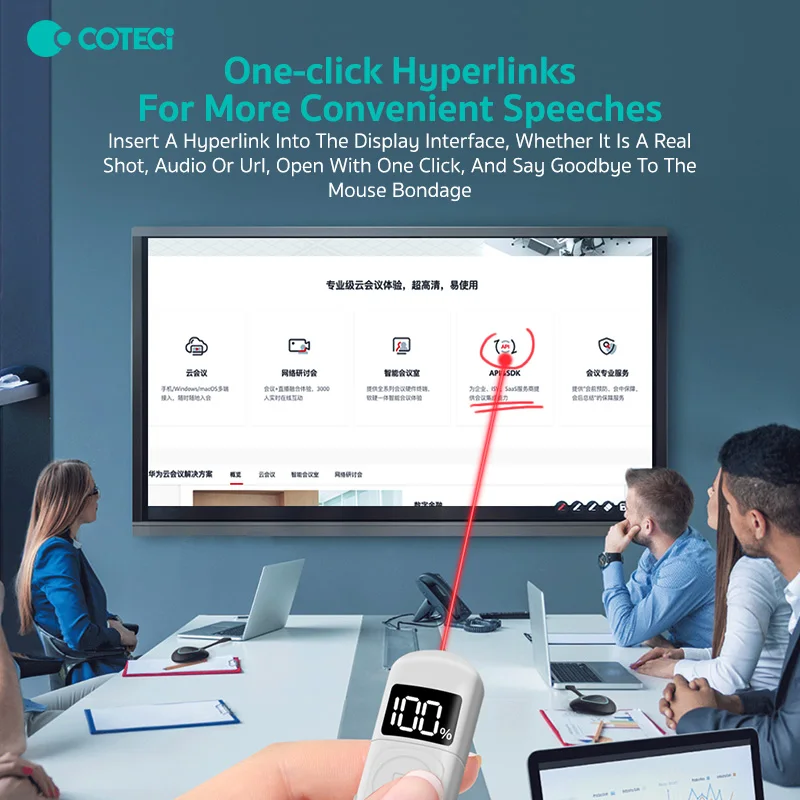 Page Flip Laser Pointer proiettore Multimedia Laser Pointer insegnamento Computer Courseware speciale 100 m telecomando insegnamento Pe