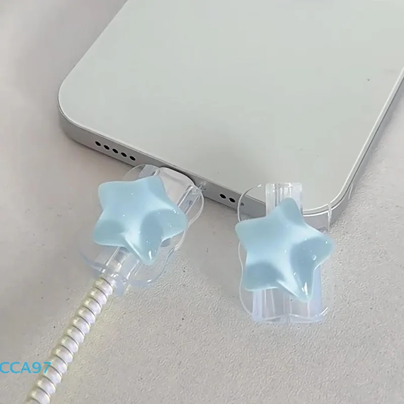 

【A】Корейская милая 3D защитная крышка для зарядного устройства с изображением океанских звезд, защитная крышка для зарядного устройства, органайзер, защитная крышка для намотки, аксессуары