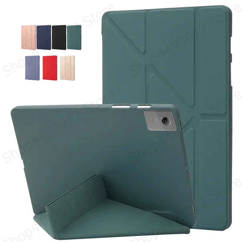 

Funda For Lenovo Idea Tab 11 Case tb336fu tb336zu Smart Folio Soft TPU Back Stand Cover For Coque Lenovo Idea Tab 11 inch Case