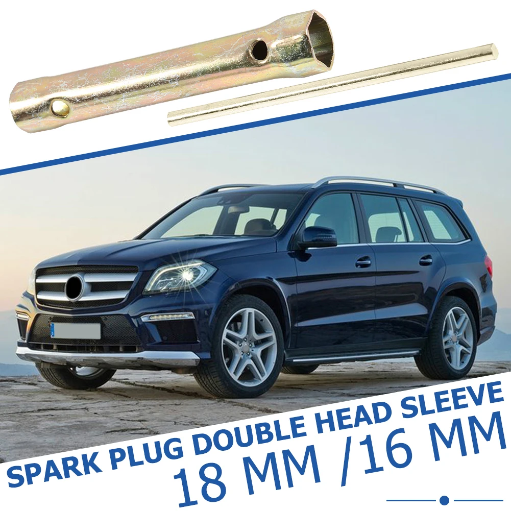 مزدوجة نهاية شرارة التوصيل مفتاح بانة 16 مللي متر/18 مللي متر المفك مع عزم الدوران بار مقبض صندوق أنبوبي لجميع نماذج صيانة المركبات