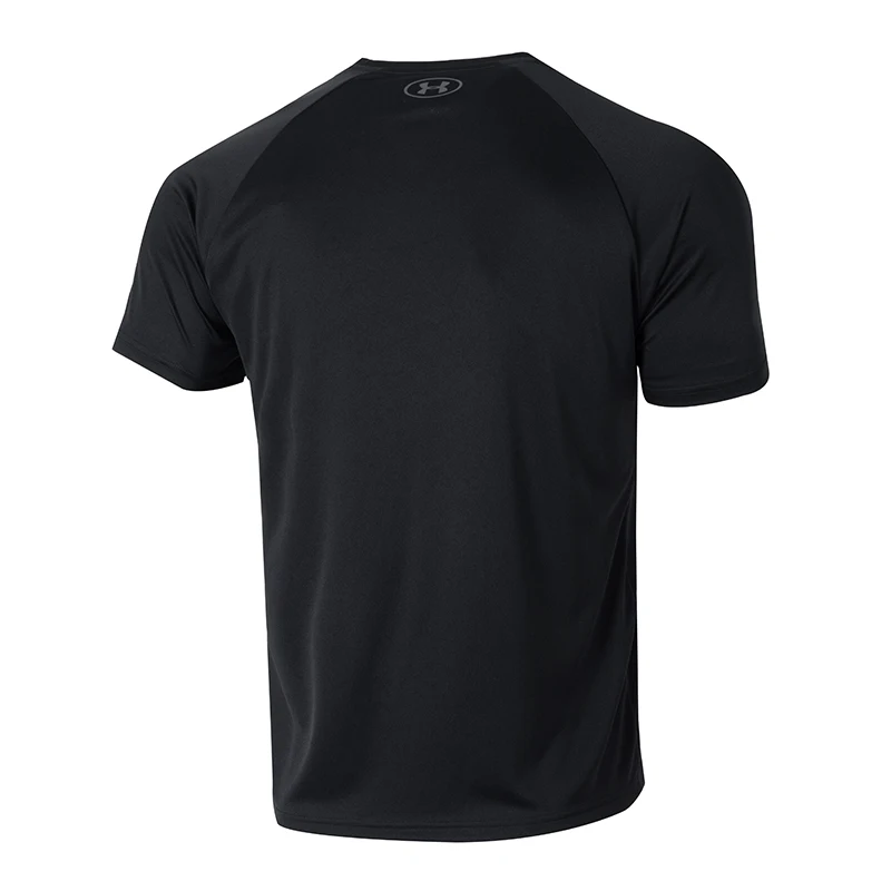 Underarmour Short-Sleeved T-Shirt Men's Sportswear Running Fitness Training Bottoming Shirt Elastic Breathable Round Neck T-Shirt 1327965-001 image 2