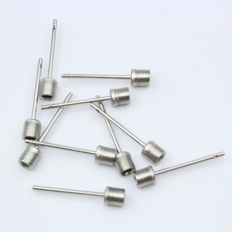 

vvocci New Pin Ball Air Needle Adaptors Nozzle Stainless Steel Pump Basketball Inflating Needle Football Soccer Inflatable Valve