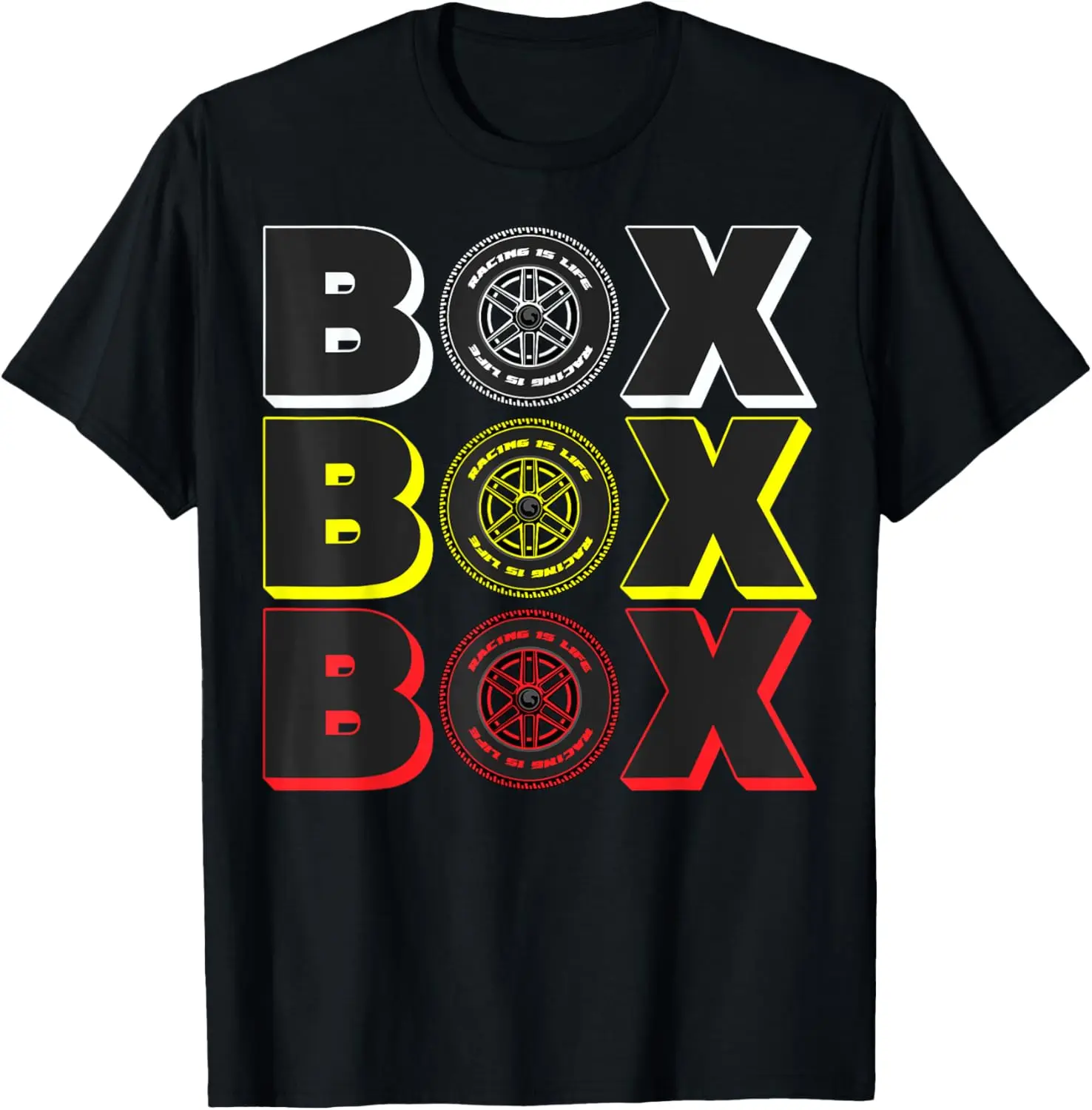 Racing Car Box Box Box Radio Call To Pit Box T-Shirt