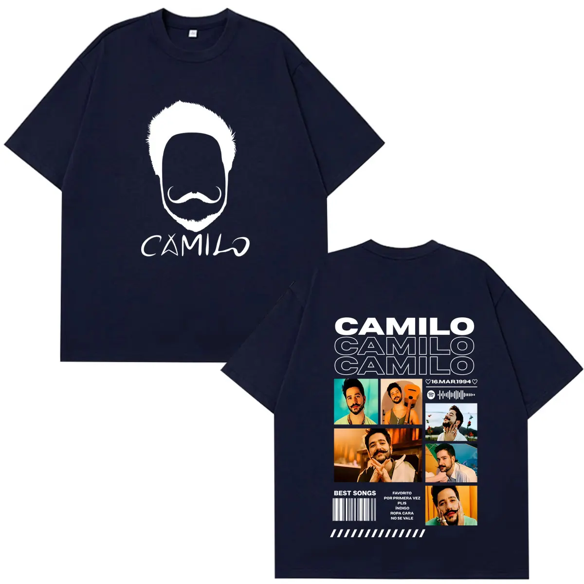 Singer Camilo Para Cuando Sean Mayores Tour 2026 T-shirts Men's Women Fashion Hip Hop T Shirts Cotton Loose Casual T Shirts Tops