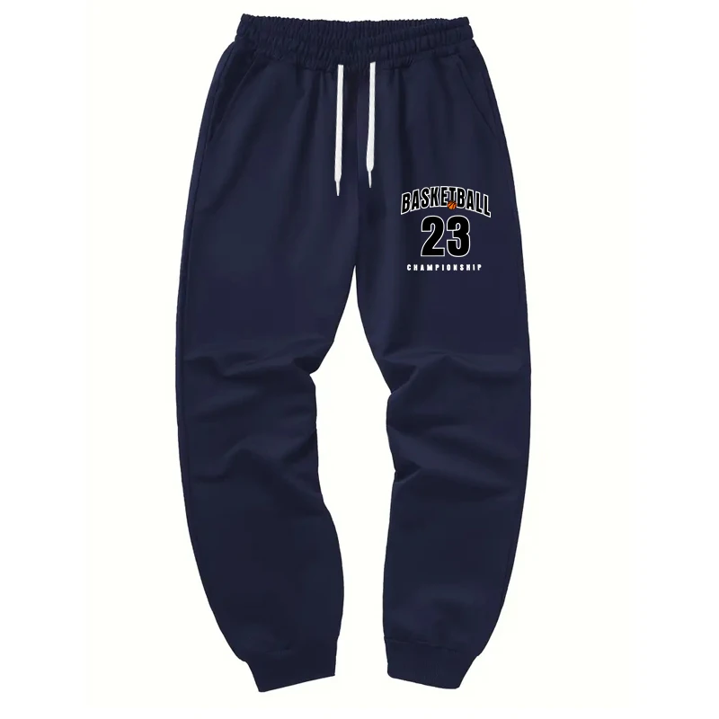 23 Basketball Logo Print Youth Men Sport Trousers Men Elastic Waist Sport Jogger Pant Men Sweatpants