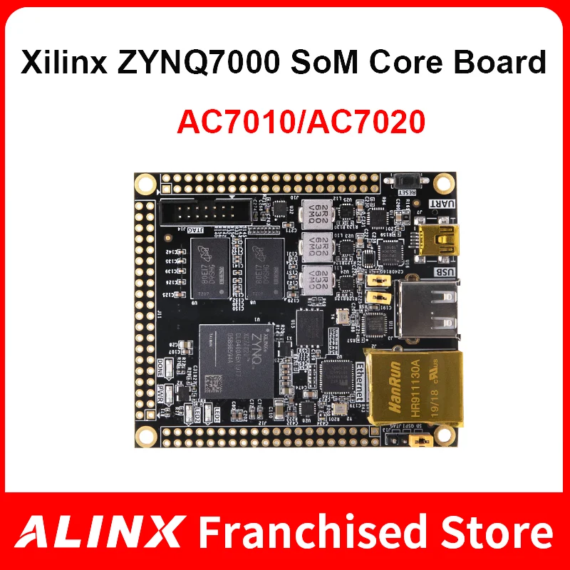 

ALINX сом AC7010 AC7020: XILINX Zynq-7000 SoC XC7Z010 XC7Z020 ZYNQ ARM 7010 7020 промышленный Класс модуль