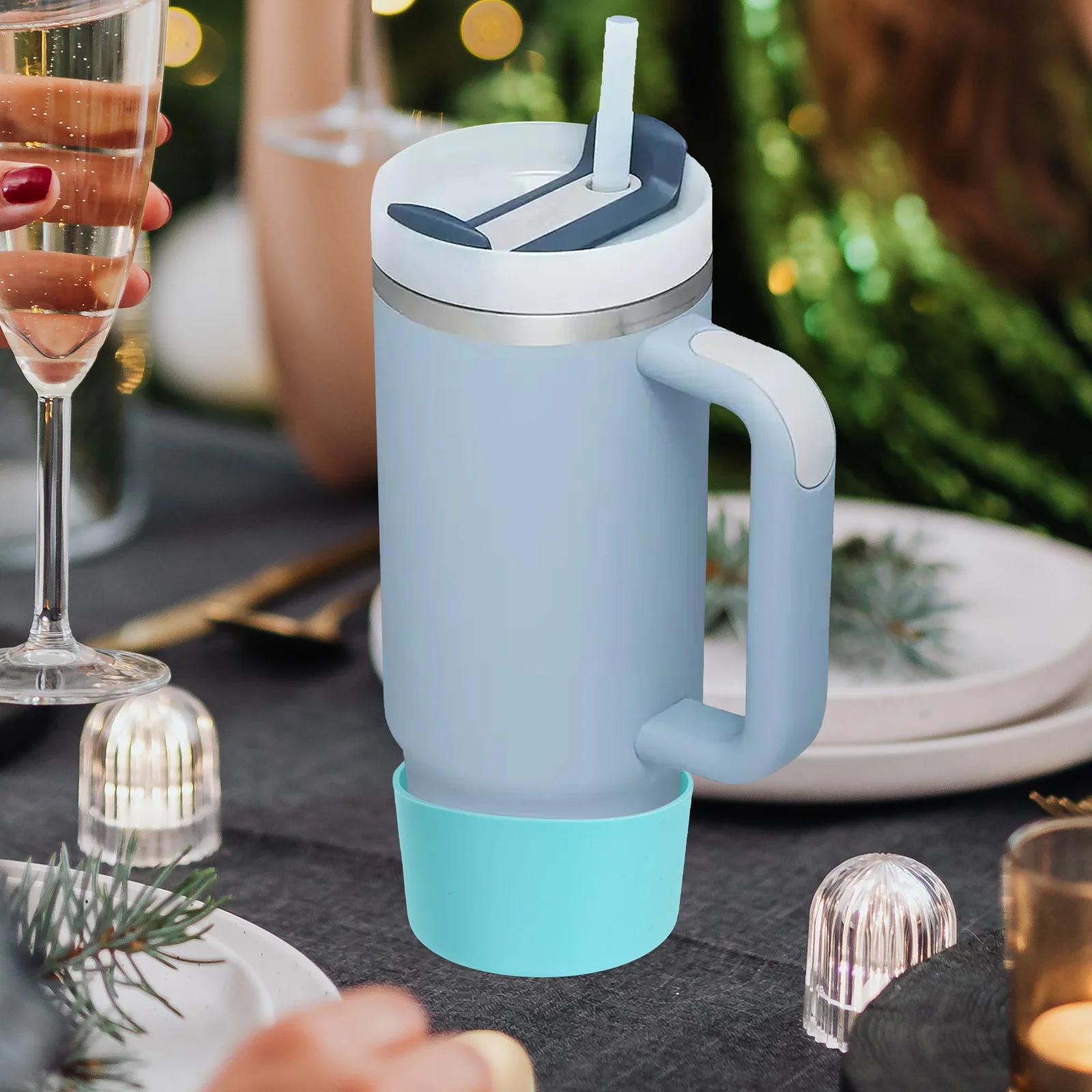 

5pcs High Temp Covers Silica Gel Boot for Water Reusable Bottle Boot Bottle Non Skid Reusable Protector Covers