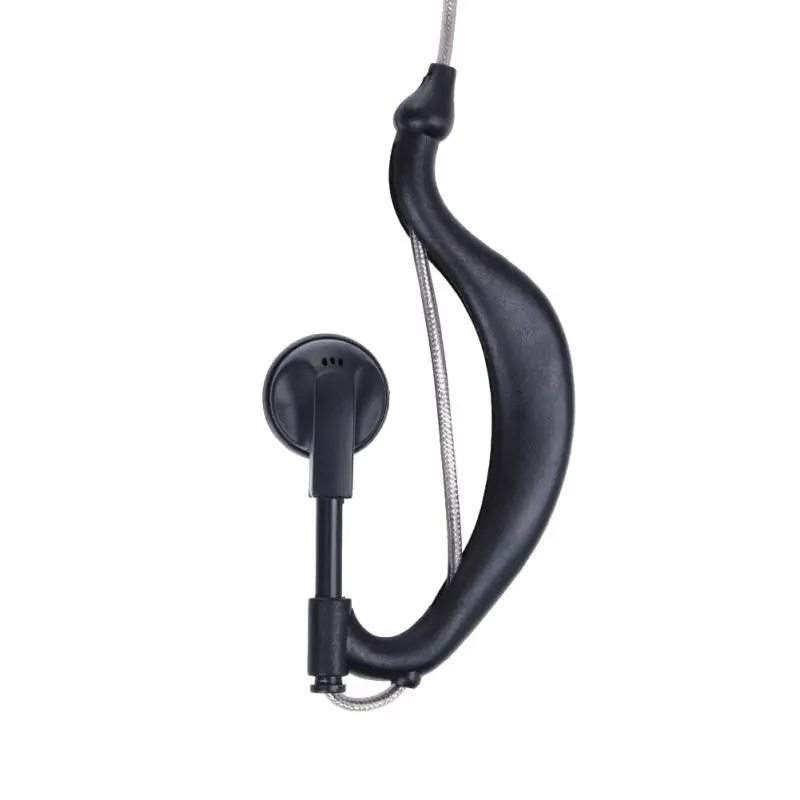 หูฟังวิทยุสื่อสาร 1 ชิ้น สำหรับวอล์คกี้ทอล์คกี้ แบบ 2 ขา หูฟังชนิด K หูฟังอะลูมิเนียมฟอยล์