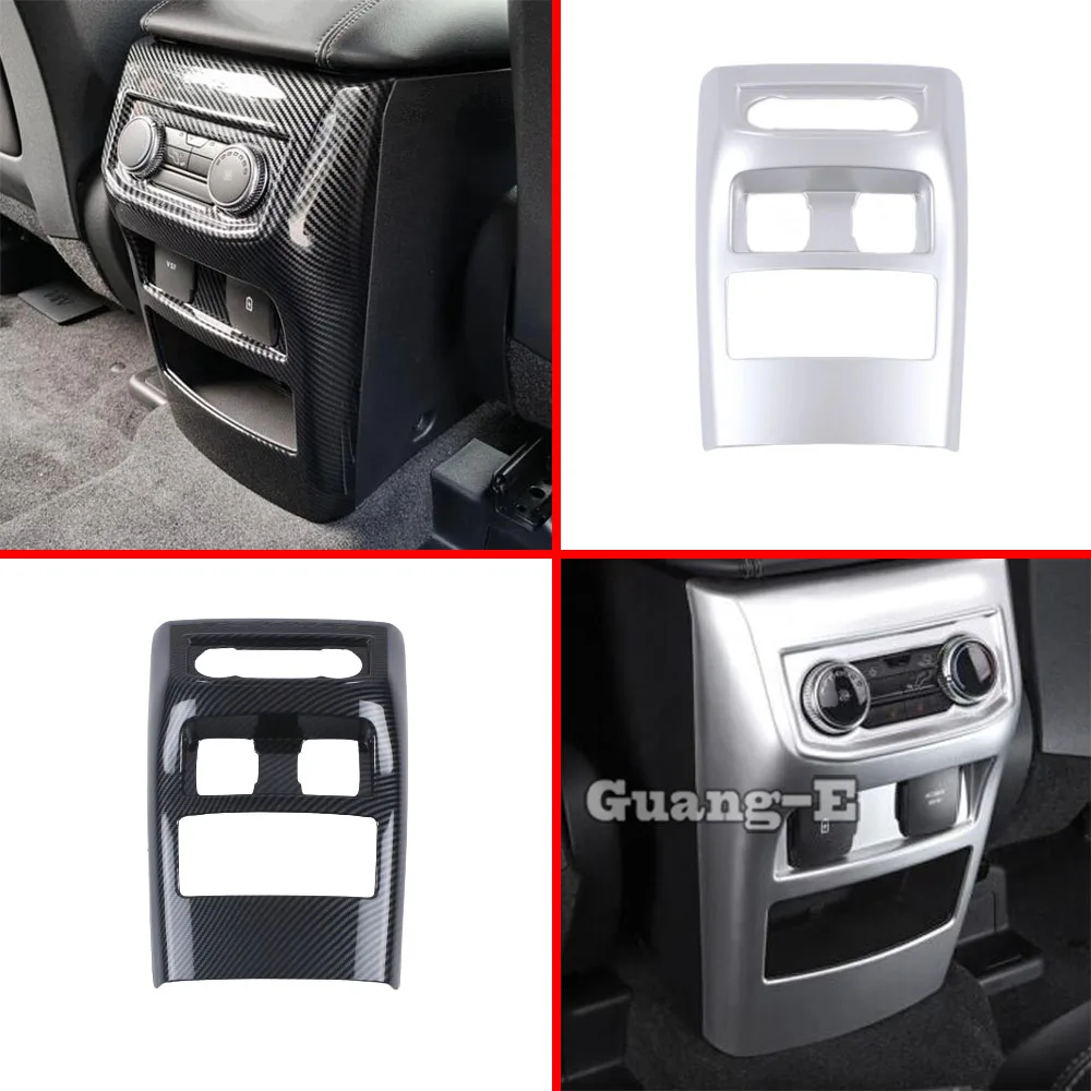 Car Body Cover Trim Frame Rear Back Air Conditioning Outlet Vent Stick Part 1PCs For Ford Explorer U625 2019 2020 2021 2022 2023