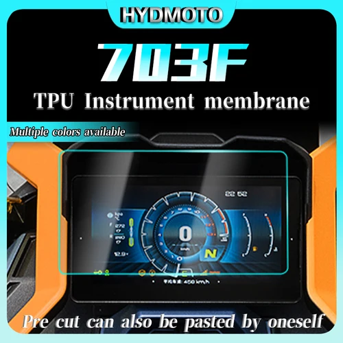 Imagen 1 del producto Película de protección contra arañazos para motocicleta ZONTES 703F, tablero, velocímetro, pantalla, pegatinas impermeables, accesorios para coche