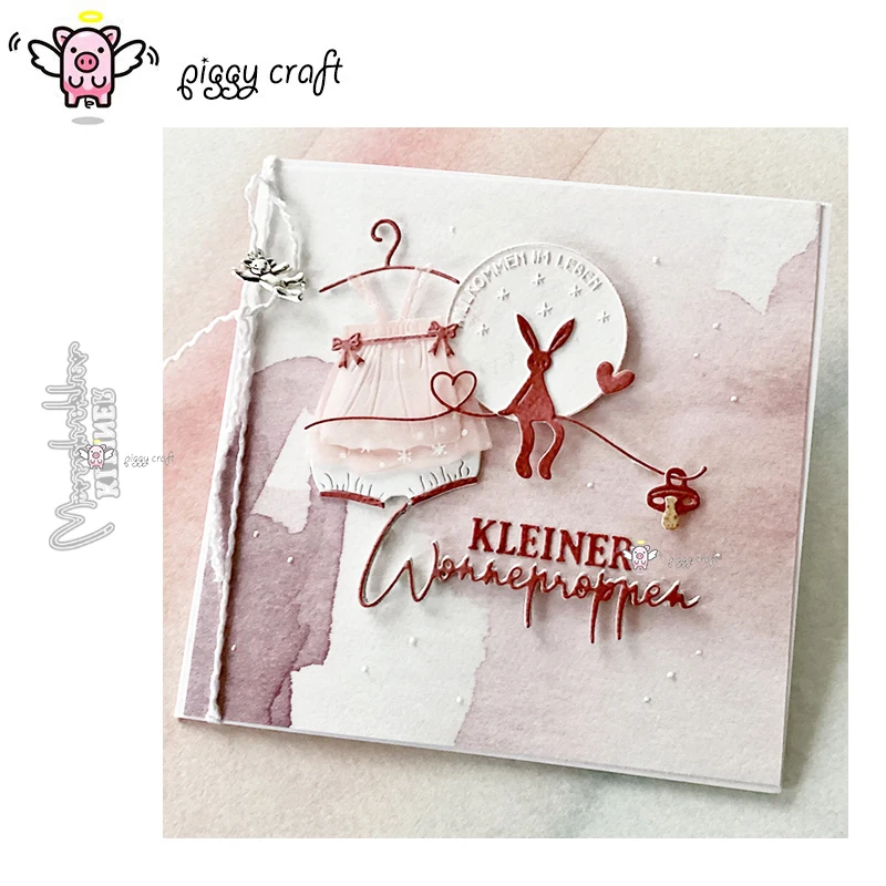 

Piggy Craft металлические штампы для резки, форма для украшения букв, скрапбук, нож для рукоделия, лезвие, трафареты, штампы
