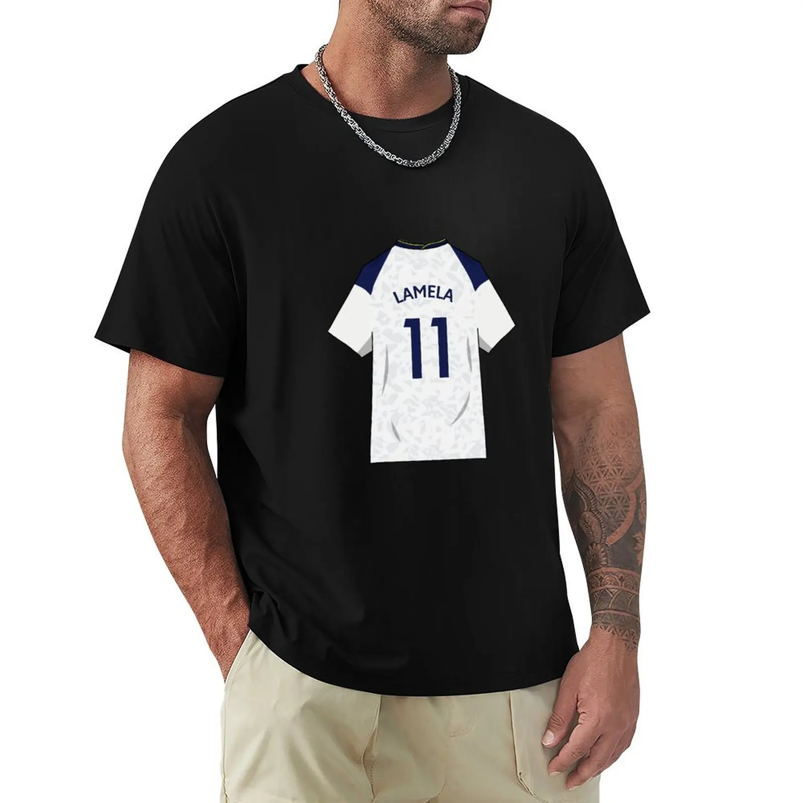 Camiseta Erik Lamela 2021, Estilo Informal para el Trabajo