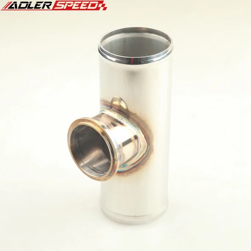 

ADLERSPEED Universal 2.5" Inch 63mm OD / 3" 76mm OD Turbo Stainless Steel Flange Pipe For Tail 50mm BOV Blow Off Valve