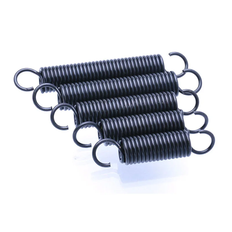 Weiyi 1 Stück 65Mn Stahldraht Durchmesser. 1,2mm/1,4mm Zugfeder mit Haken, Dehnungsfeder für Öfen, Außendurchmesser 8mm-16mm, Federlänge 25mm-100mm – Detail 6