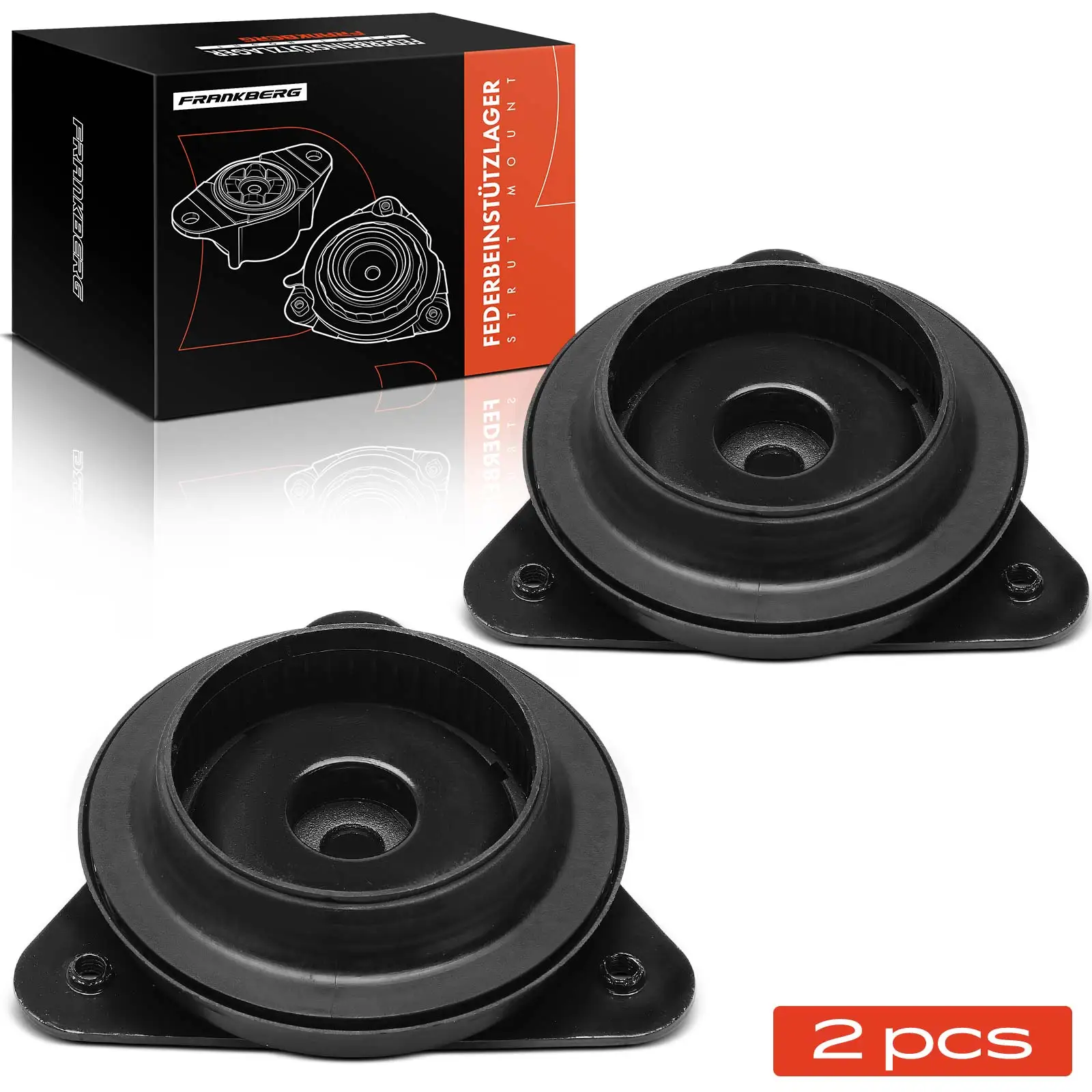 Frankberg 2x Cathedral stock Strut Support stock voor Nissan Qashqai II X-Trail Renault 54320-4CL0B