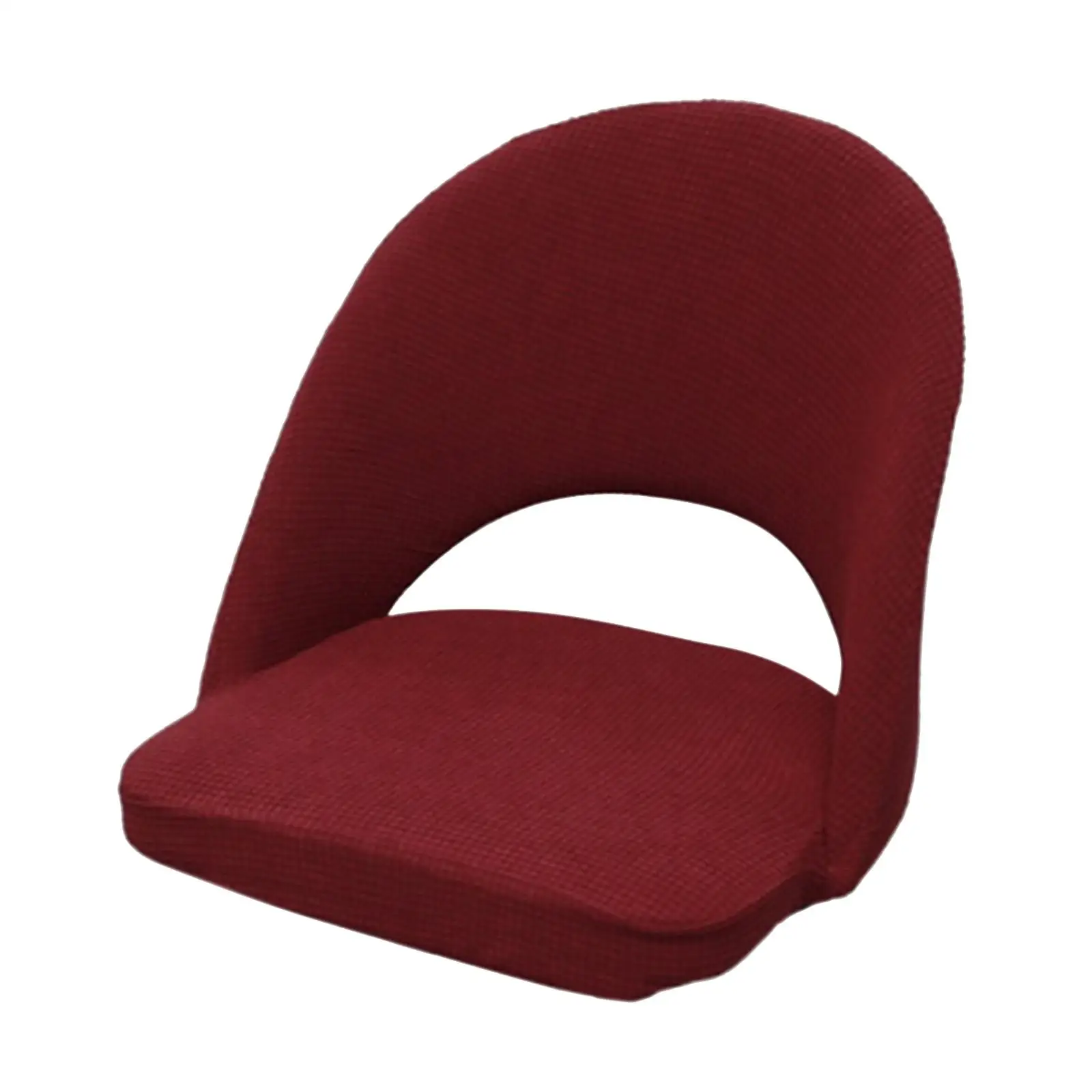 Short Back Curved Cover Polyester Banquet Weddings Dinners Conferences Home Dining Room Slipcover Seat Cover