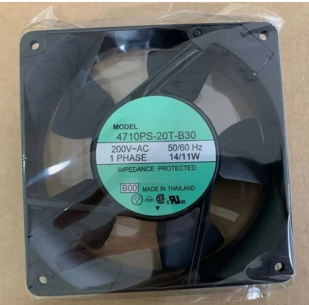 

Brand New Original 4710PS-20T-B30 AC200V 14/11W 12025 12CM Inverter Cooling Fan Fast Delivey