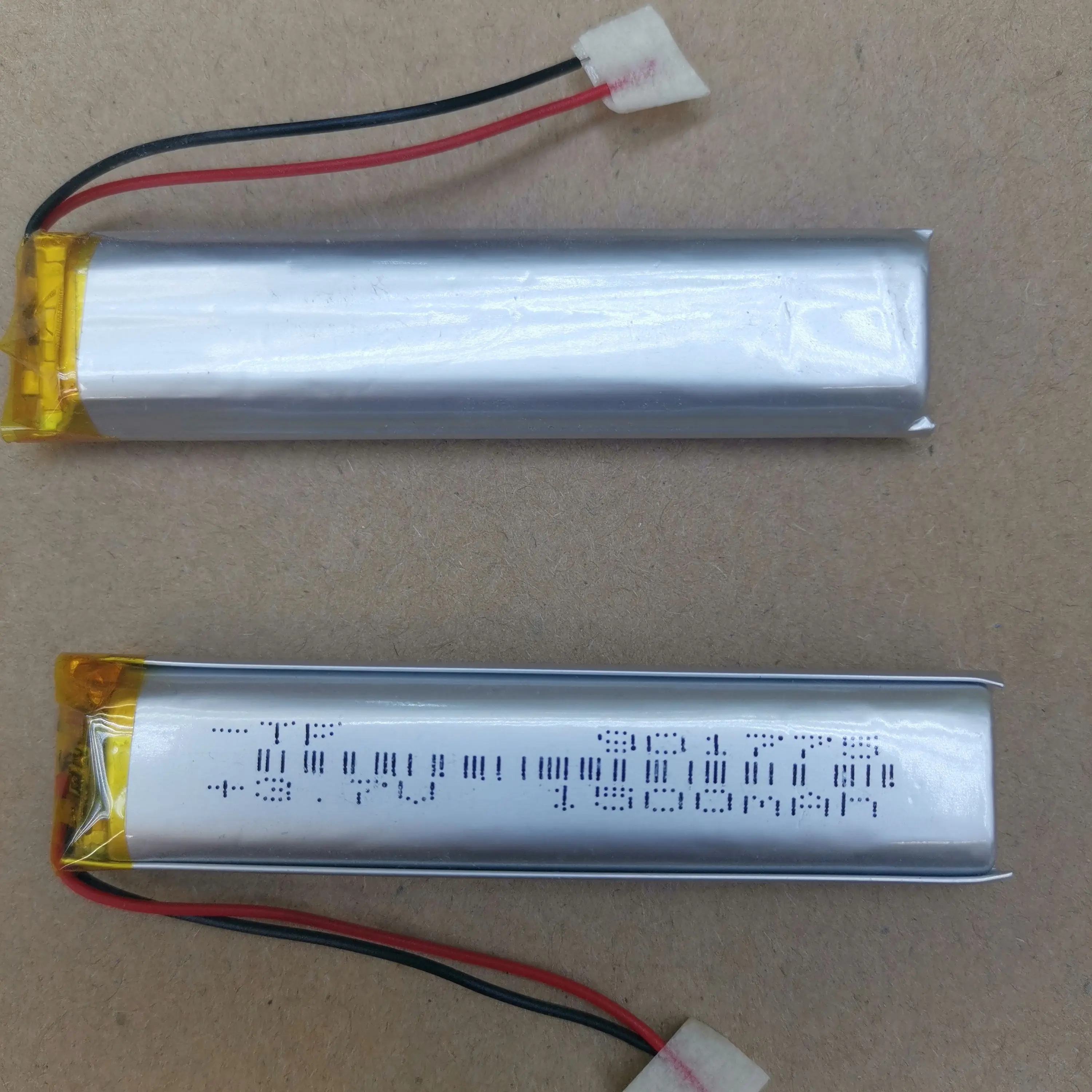 3.7V 2 wires 901775 091775P 1500mah lithium battery with protection board , used for bluetooth MP4 1pcs/lot