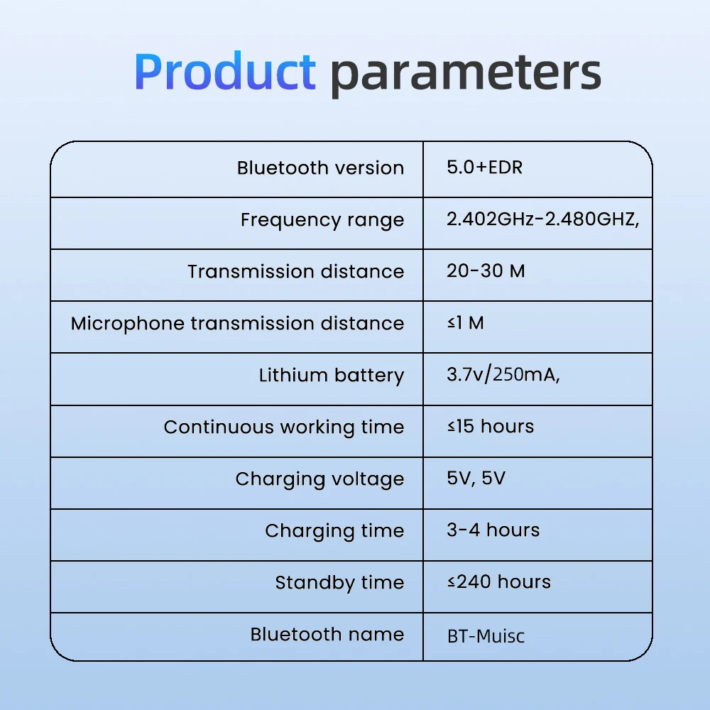 Velev Bluetooth Motorcycle Helmet Headset BT5.0 Wireless Riding Headphone Anti-interference Motor Bike Handsfree Helmet Headsets