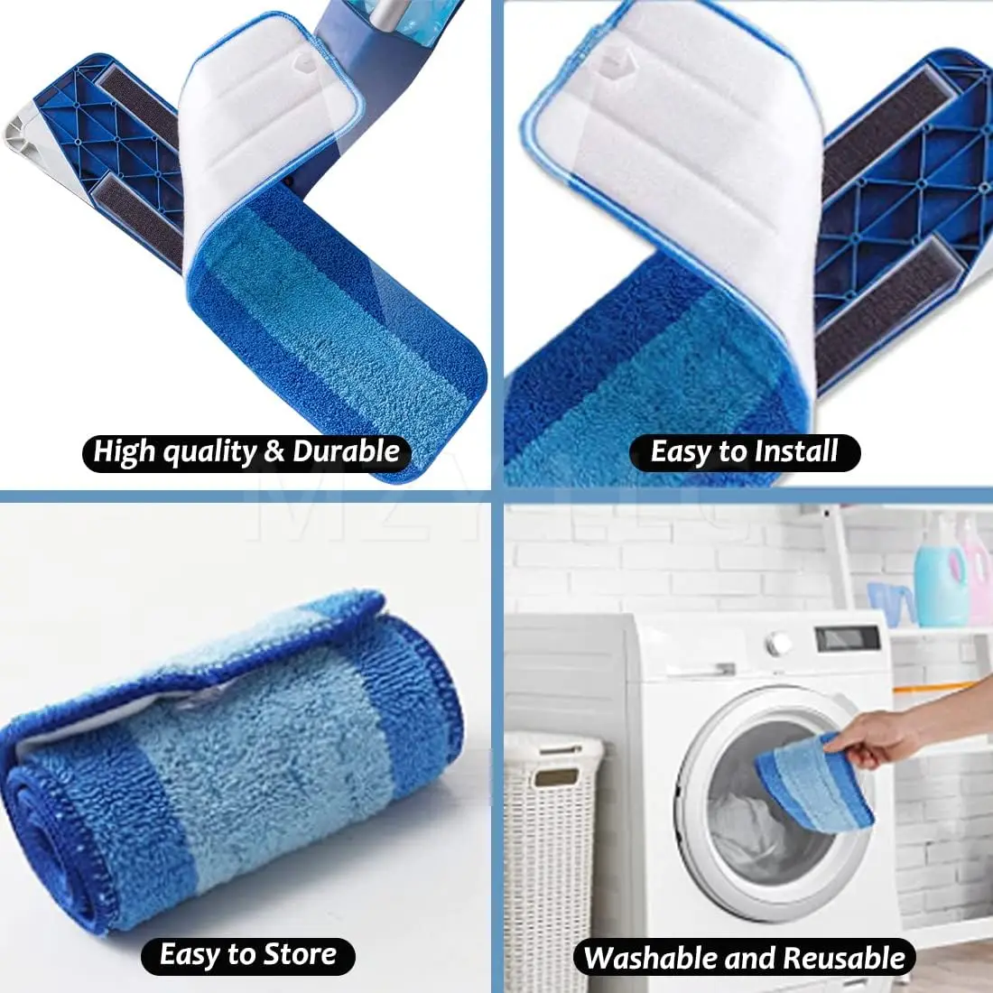 Microfiber Moping Cloth for Bona Replacement Pads Floor Care System Wet/Dry Flat Mop Cloth Cleaning Tools Mop