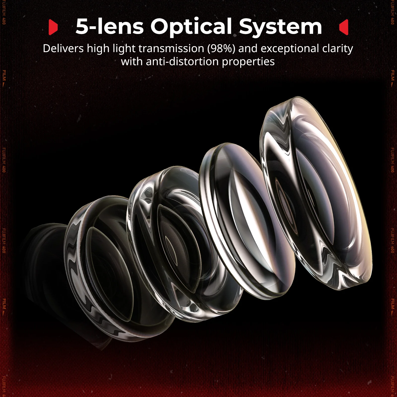 كاميرا صغيرة الحجم، عدسة الكاميرا البصرية الخارجية 28 مم لسوني ZV-E10/FX3/A6700 لـ FUJIFILM X-T5 لكانون لنيكون