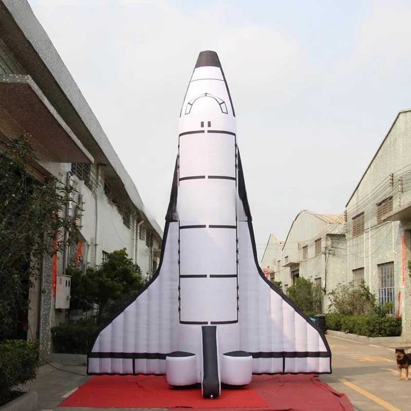 16ft Inflatable High Quality 5m Space Shuttle with Logo Inflatable Spaceship Model for Events