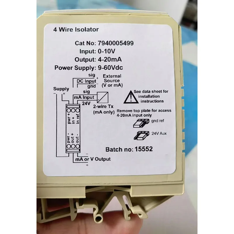 

Signal Isolator 7940005499 Decipak lsolator 0-10V 4-20MA 9-60VDC Fast Shipping