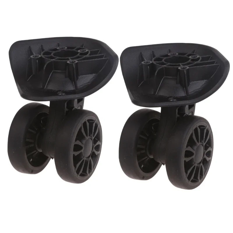 2 Chiếc A89 Xe Đẩy Bánh Thay Thế Vali Hộp Hành Lý Bánh Xe Đôi Hàng 360° Spinner Sửa Chữa Hạng Nặng Bánh Xe