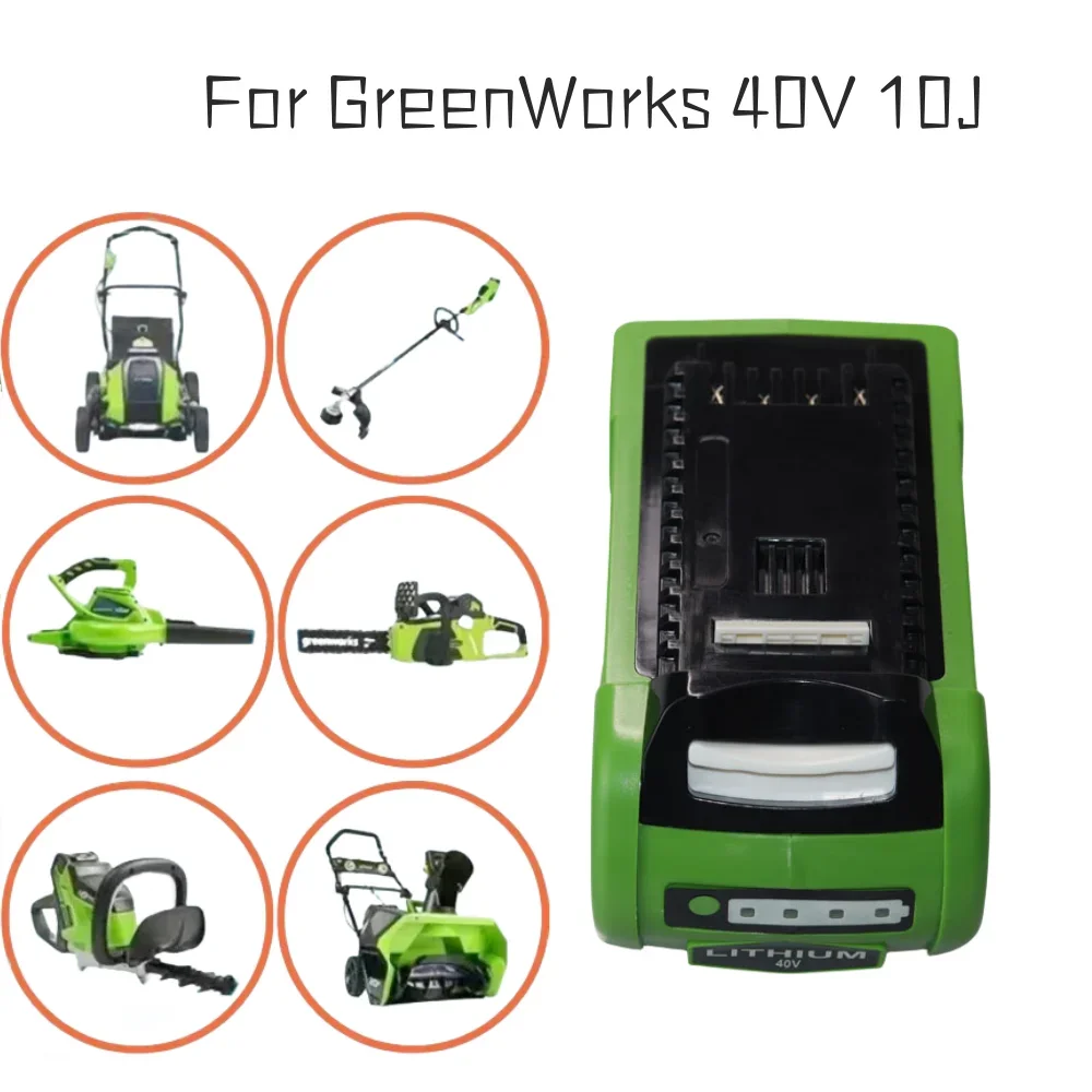 For Greenworks 40V Batteries 3.0/4.0/5.0Ah  G-MAX Li-ion Battery Manufacturer Replacement Battery for Lawn Mower Power Tools