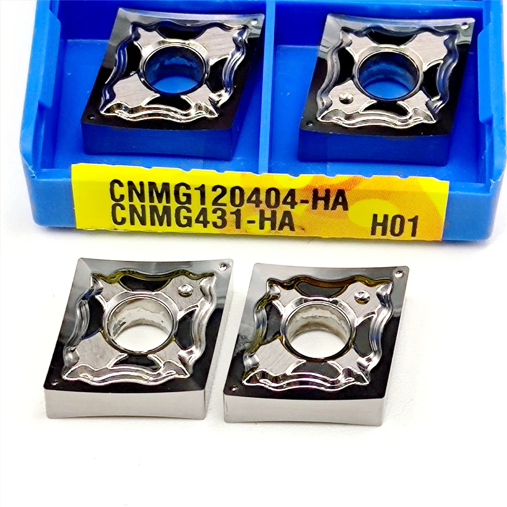 Carbide Blade CNMG120402 CNMG120404 CNMG120408 HA H01 Carbide Turning Insert for Steel CNC Lathe Tool CNMG 120402 120404 120408