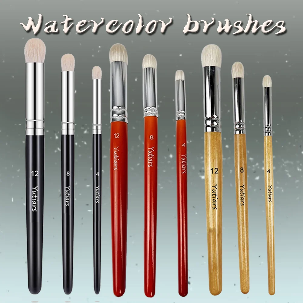 

9/18pcs Drybrush Set - Hobby Detail Paint Brush Set, Acrylic Paint Brushes in 3 Size for Advanced & Art for Miniature Watercolor