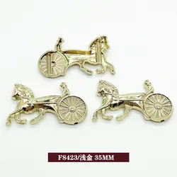 10Pcs/Lot Fashion Retro Car Horse Metal Button Coat Suit Sweater Coat Decorative Buttons