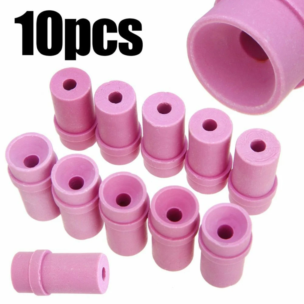 10pcs Sandblaster Nozzles Sand Blaster Replacement Cylinder Ceramic Abrasive Tip For Blasting Tool Nozzle Tip