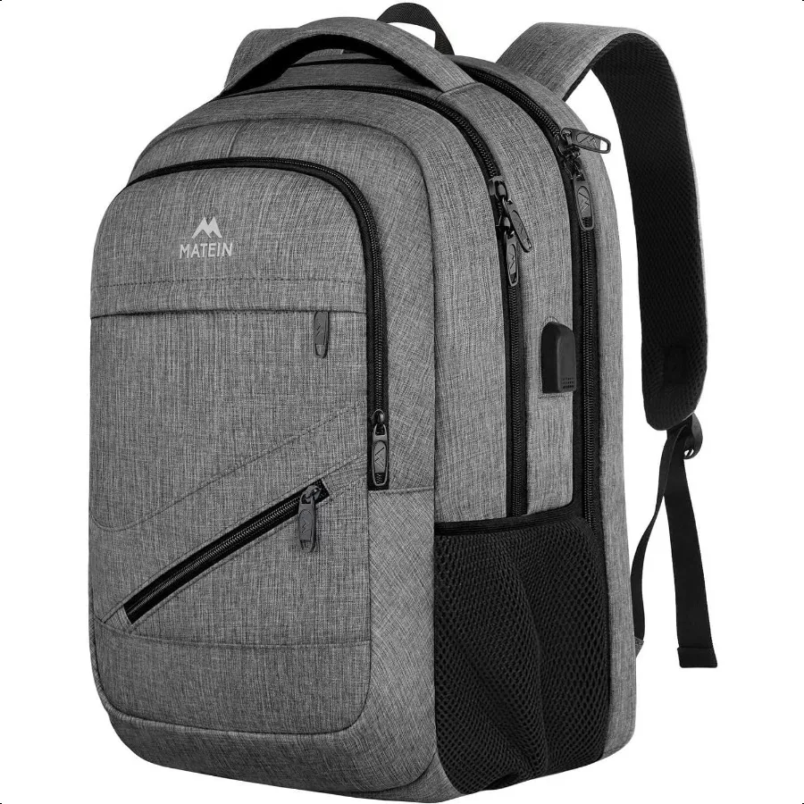 

MATEIN Travel Laptop Backpack 17 Inch Work TSA Appd Carry on Backpack Large Computer Busin Bag for Men Women with USB Port and