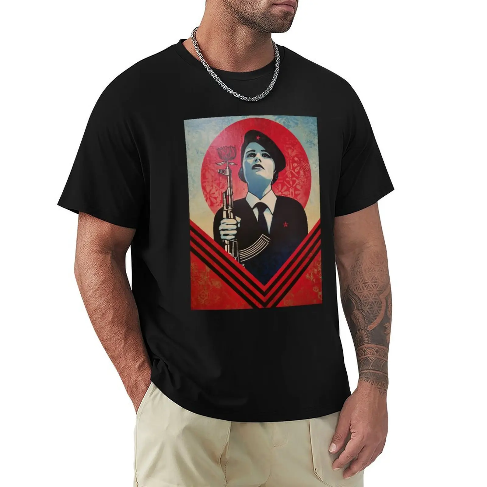 Art by Shepard Fairey, Shepard Fairey Art urbain T-Shirt t shirts with prints T-Shirt