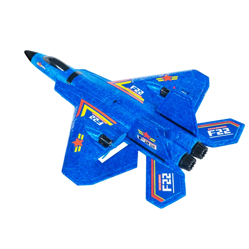 Novel F-22 Fighter Raptor Glider RC Plane Airplane Model Foam Remote Control Outdoor Toys for Boys Kid Radio controlled Aircraft