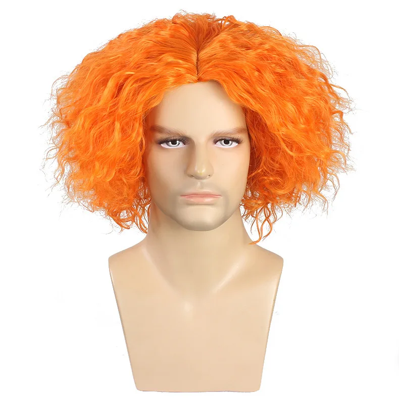 ذكر أليس في بلاد العجائب 2 من خلال المظهر الزجاجي جنون حتر شعر مستعار تأثيري شعر مستعار #1