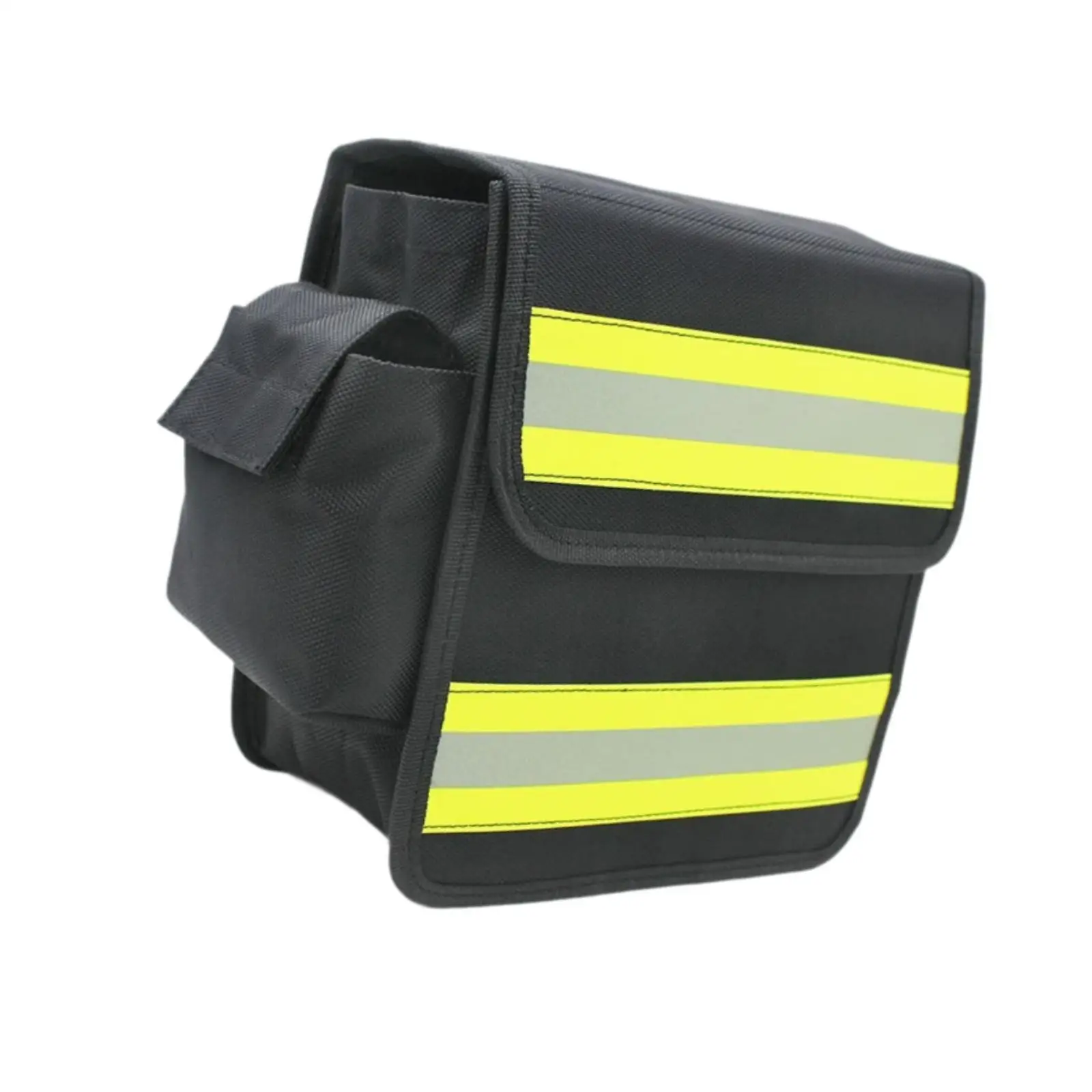 

Firefighter Waist Bag, Oxford Cloth Versatile with Reflective Strips, Tool Bag, Waist Pack