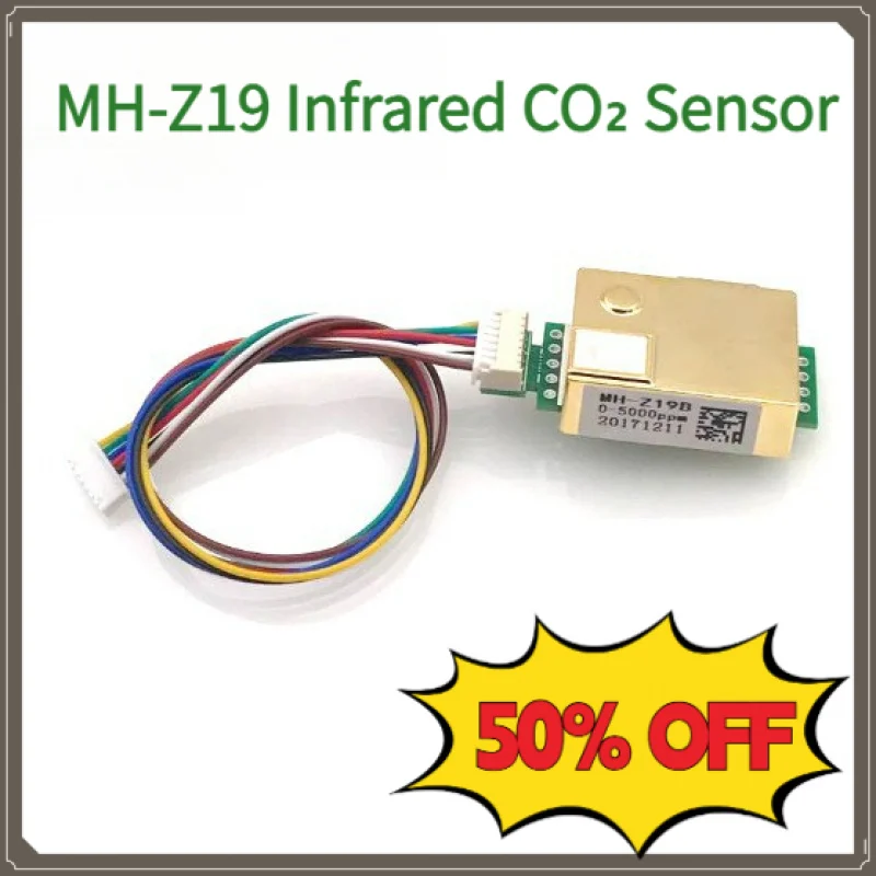 MH-Z19 CO2 Detection Sensor Module Industrial Grade Infrared Carbon Dioxide Sensor for Arduino/Raspberry Pi