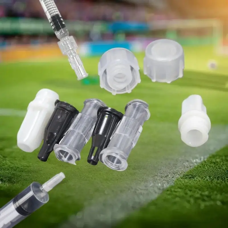 10Pcs DIY Accessories, Double Twist Transparent Medical Sterile Luer Lock Adapter, Leak-Proof Syringe Connector