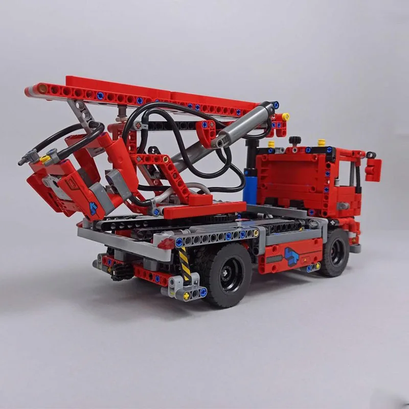 سرعة سباق السيارات نموذج MOC قوالب بناء الكلاسيكية الكرز المنتقى وحدات التكنولوجيا الأطفال هدايا العيد تجميع اللعب البدلة #3