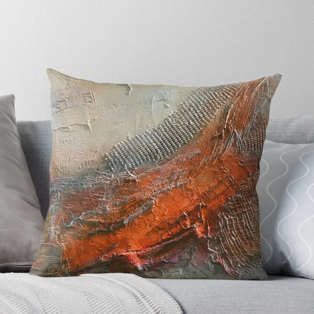 

Abstract Rust Grey Art Print Throw Pillow luxury home accessories Cushion Cover For Sofa Cushions Cover