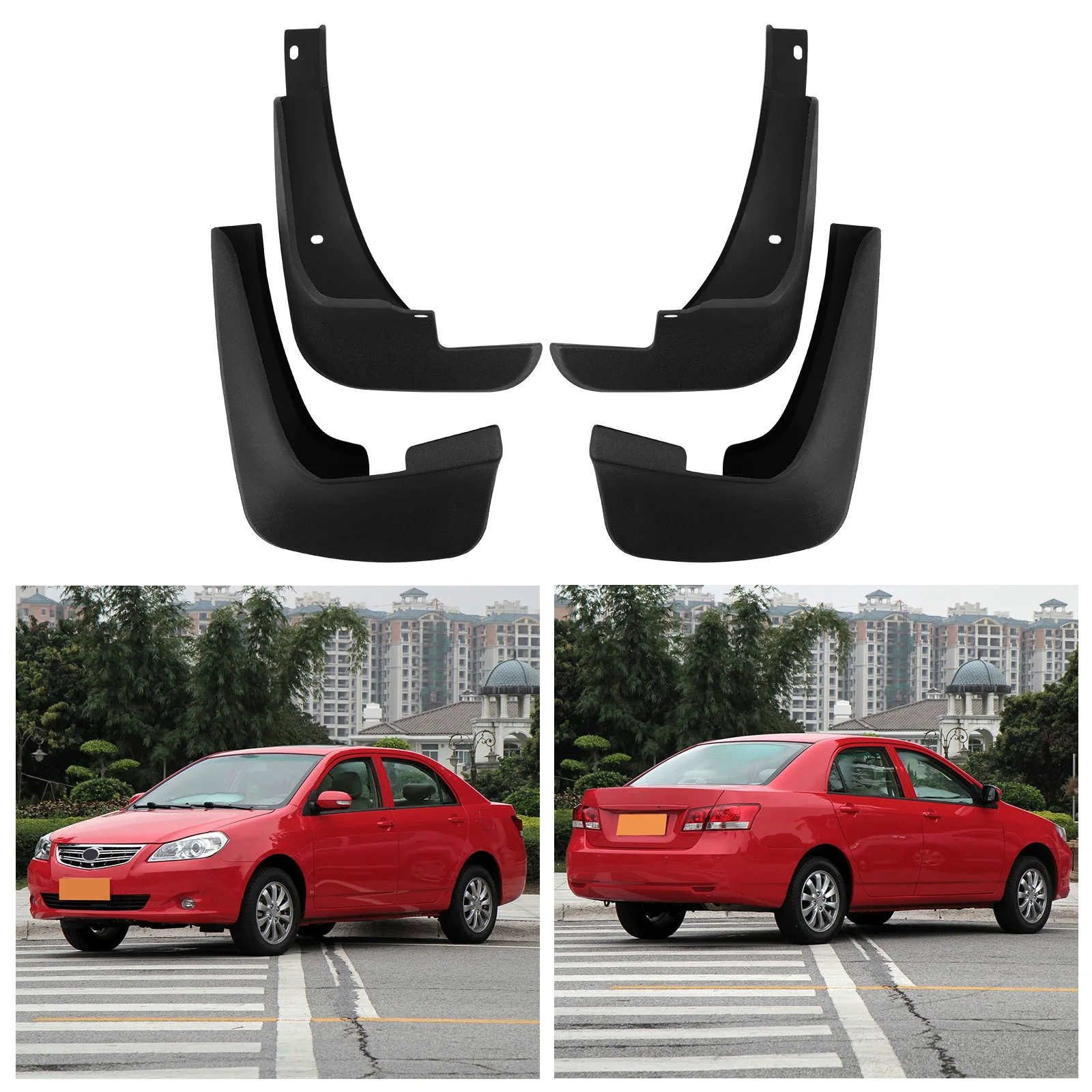 For BYD G3 2010-2013 Wear Resistant Perfect Fit Mud Flaps Cross Border Export Car Tire Fender Guards Modification Parts