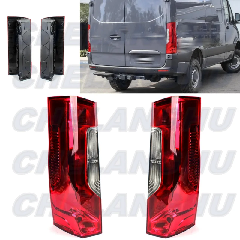 

For Benz Freighte 1500 2500 3500 2019 2020 2021 2022 US version Pair Left+Right Side Tail Light Rear Lamp 9108200200 9108200300