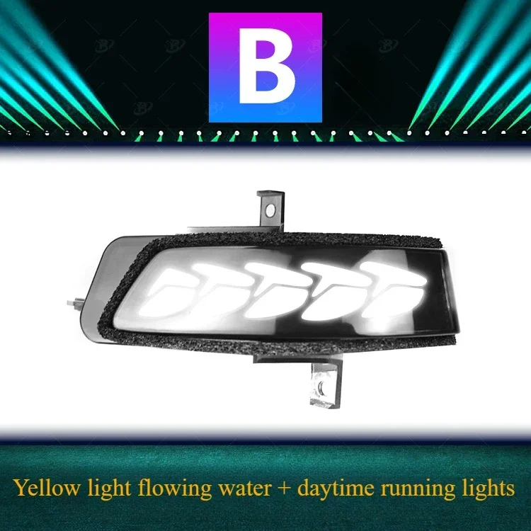 For  Honda Buwei STEPWGN-RP3 rearview mirror, running water turn signals, a touch of blue daytime running lights, dragon scales