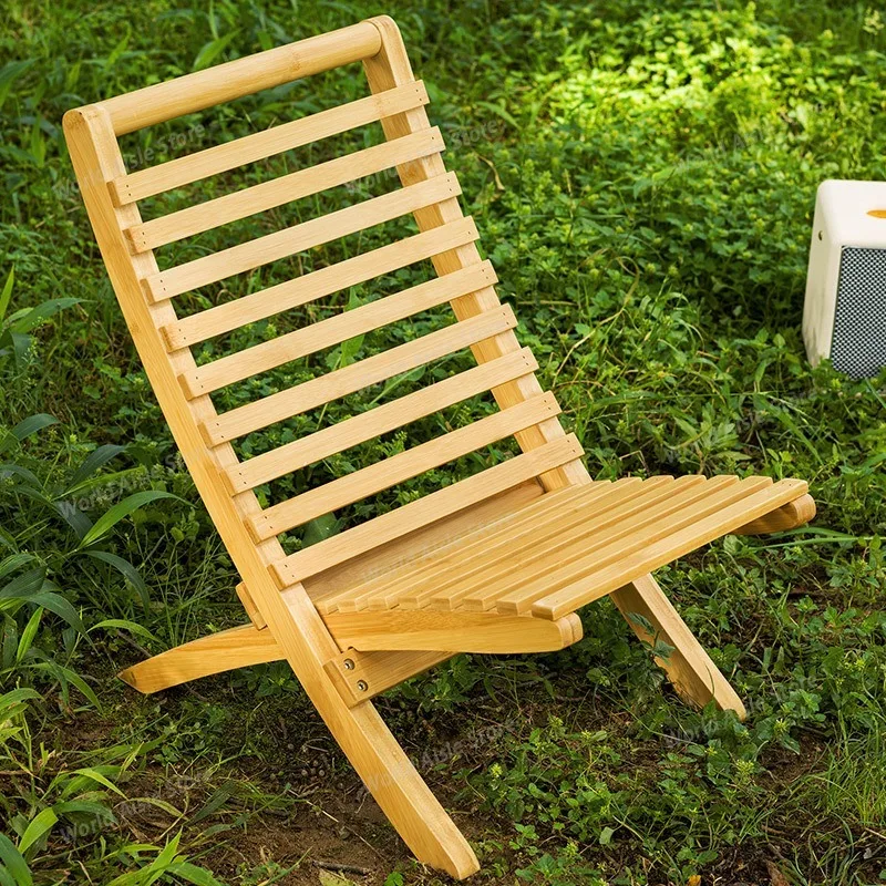 Outdoor Household Thick Stool Portable Folding Chair Stackable Living Room Minimalist Style Stool Chair Leisure Lounge Chair New
