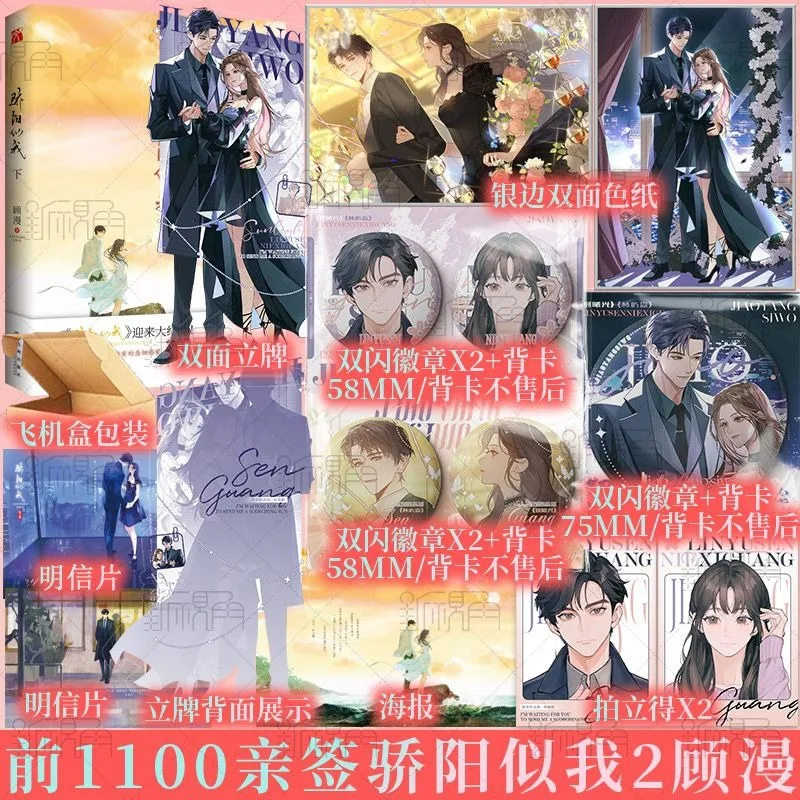 

The Splendid Sun Is Like Me Novel Book Vol.1 2 Author Gu Man Original Novel TV Series Starring Zhao Jinmai and Song Weilong